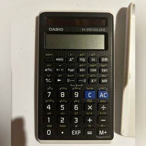 Casio FX-260Solar II Scientific Calculator-USED  For‎ ACT / SAT